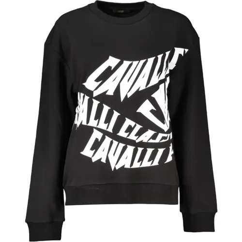 Sweatshirt , Damen, Größe: L - Cavalli Class - Modalova