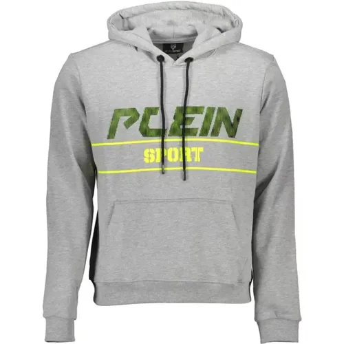 Hooded Long Sleeve Sweatshirt , male, Sizes: 2XL, S, M, L, XL - Plein Sport - Modalova