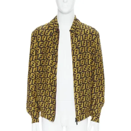 Pre-owned Silk outerwear , female, Sizes: L - Fendi Vintage - Modalova