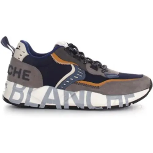 Mens Club01 Navy Sneakers , male, Sizes: 10 UK - Voile blanche - Modalova