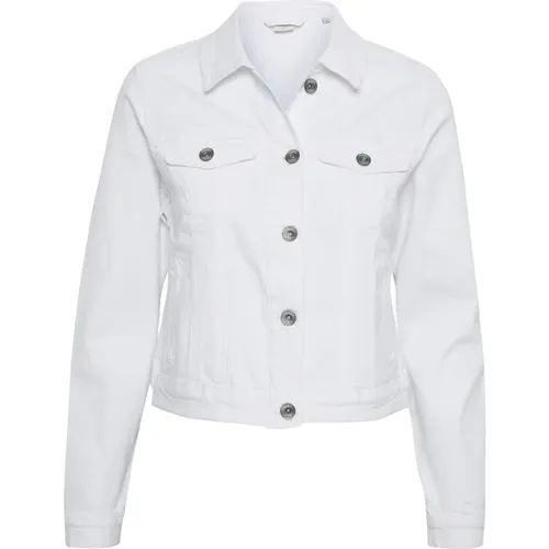 Denim Jacket , female, Sizes: L, XS, 2XL - Cream - Modalova