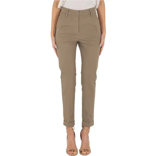 Cotton Chino Pants , female, Sizes: S - Manila Grace - Modalova