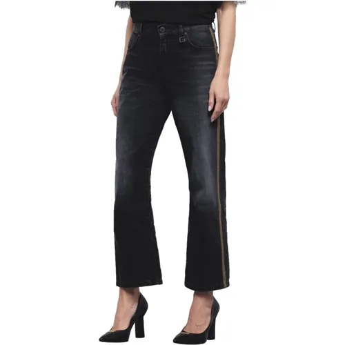 Schwarze Straight Jeans für Frauen - Gaëlle Paris - Modalova