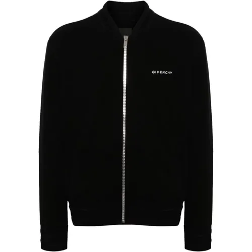 Wool Jacket with Embroidered Details , male, Sizes: S - Givenchy - Modalova