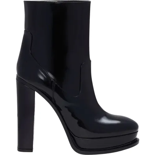 Platform Heeled Boots , female, Sizes: 4 UK, 3 1/2 UK, 7 UK, 3 UK - alexander mcqueen - Modalova