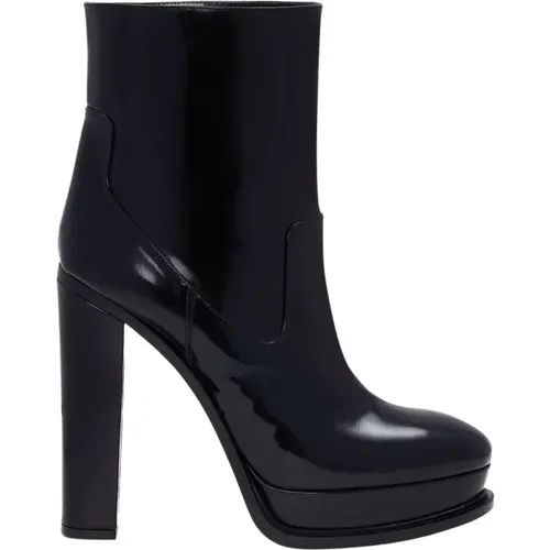 Platform Heeled Boots , female, Sizes: 4 UK - alexander mcqueen - Modalova
