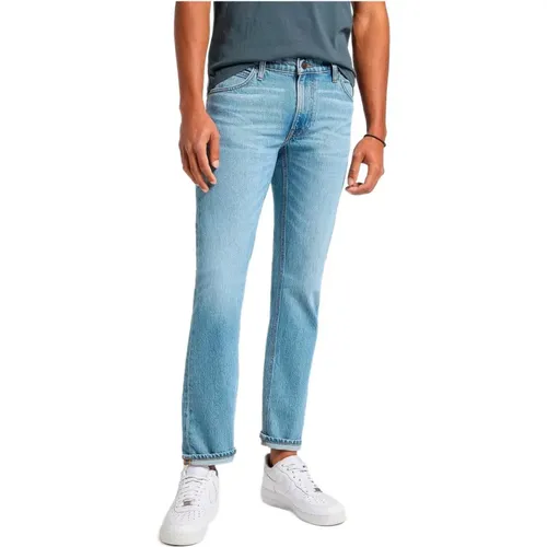 Herren Jeans Hellblau , Herren, Größe: W33 L30 - Lee - Modalova