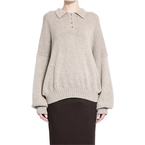 Sepia Cashmere Knit Sweater , female, Sizes: XS, M, S - Khaite - Modalova