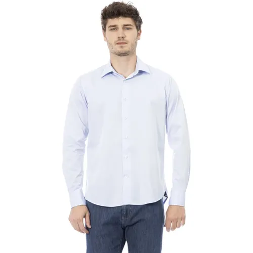 Italienischer Kragen Regular Fit Hemd , Herren, Größe: 3XL - Baldinini - Modalova