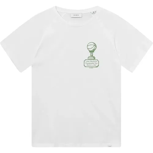 Raglan Sleeve Cotton T-Shirt , male, Sizes: M, XL, S, L - Les Deux - Modalova