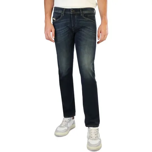 Slim-fit Herren Jeans mit klischem Knopfverschluss - Diesel - Modalova
