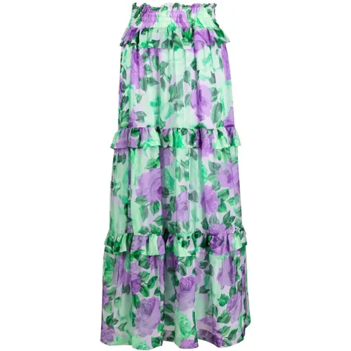 Parosh Skirts Lilac , female, Sizes: M - P.a.r.o.s.h. - Modalova