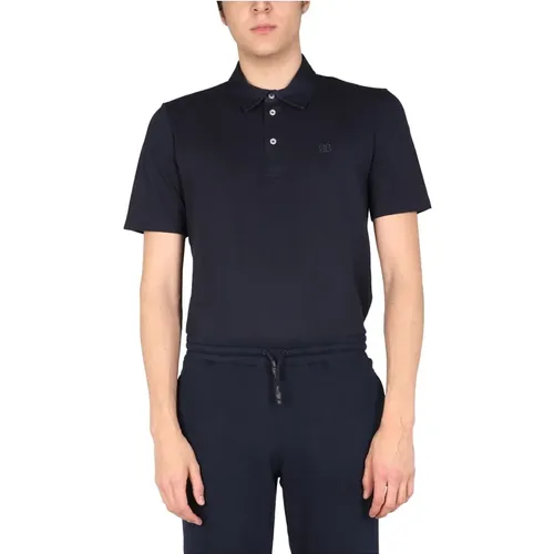 Poloshirt mit Logo -Stickerei , Herren, Größe: S - Ballantyne - Modalova