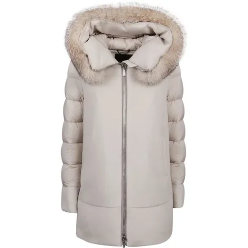 Fresia-LE Down Coat , female, Sizes: S, L - Moorer - Modalova