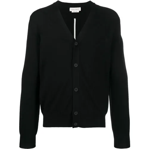 Button-up Sweater , male, Sizes: S, XL - alexander mcqueen - Modalova
