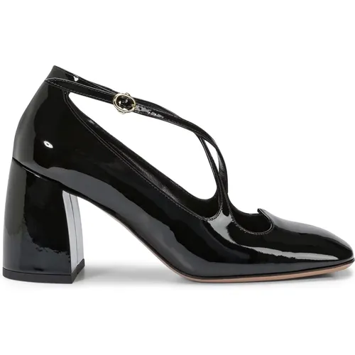 Patent Leather Cross Strap Heels , female, Sizes: 5 UK, 6 UK, 7 UK, 3 UK, 5 1/2 UK - A. Bocca - Modalova