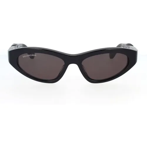 Verdrehte Cat-Eye Sonnenbrille , Damen, Größe: 54 MM - Balenciaga - Modalova
