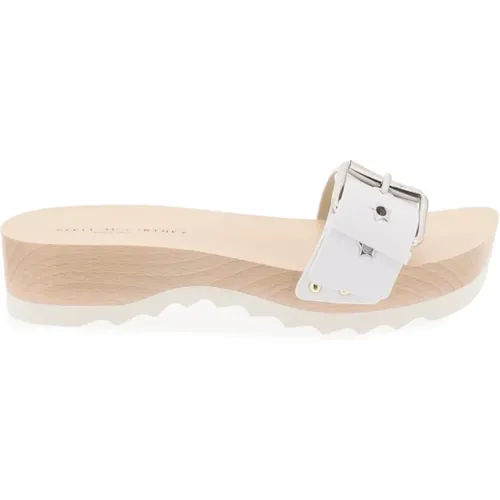 Wooden Clogs with Adjustable Strap , female, Sizes: 7 UK, 3 UK, 4 UK, 5 UK - Stella Mccartney - Modalova