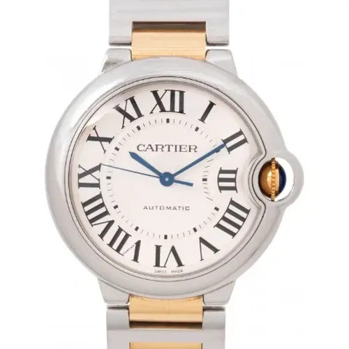 Pre-owned Stainless Steel watches , female, Sizes: ONE SIZE - Cartier Vintage - Modalova