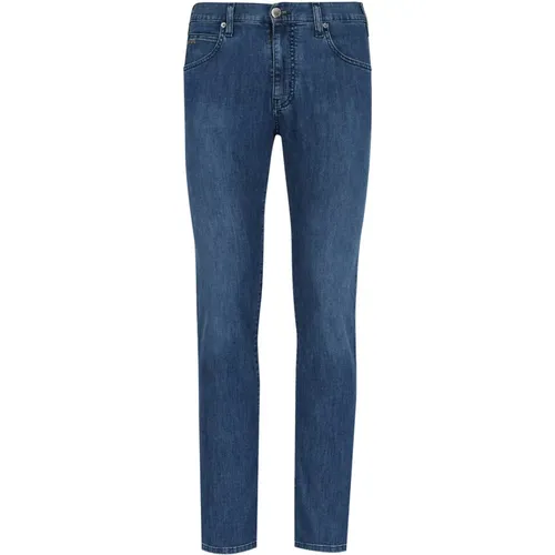 Moderne Slim-fit Jeans , Herren, Größe: W38 - Emporio Armani - Modalova
