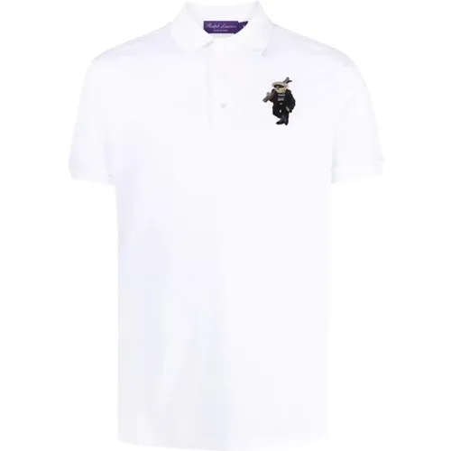 Weißes Casual Polo Shirt Männer , Herren, Größe: S - Ralph Lauren - Modalova