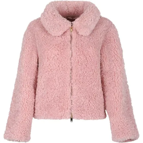 Rosa Bello Kunstpelzjacke , Damen, Größe: 2XS - Marella - Modalova