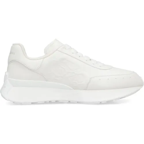 Chunky Sole Sprint Runner Ledersneakers , Herren, Größe: 41 EU - alexander mcqueen - Modalova