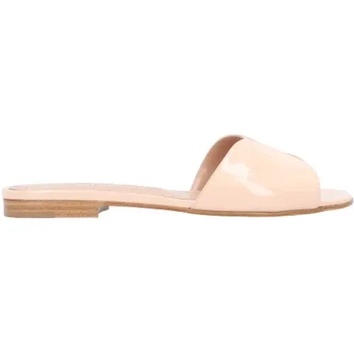 Leather flats , female, Sizes: 7 UK - Manolo Blahnik - Modalova