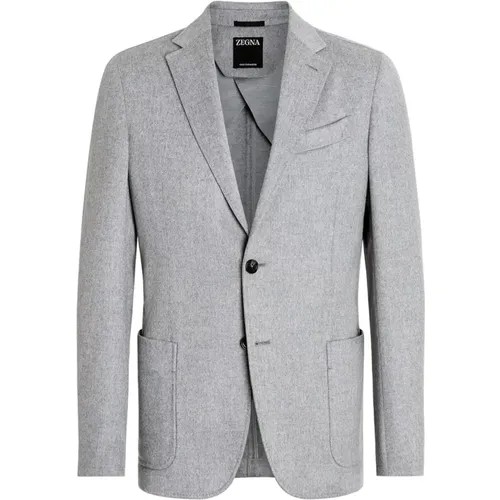 Cashmere Jacket with Button Closure , male, Sizes: XL - Ermenegildo Zegna - Modalova