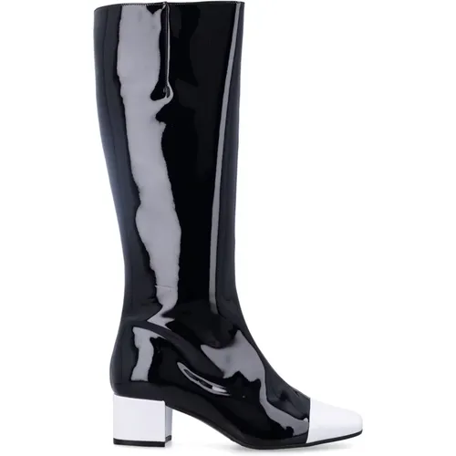 White Malaga Boots Aw24 , female, Sizes: 4 UK, 3 UK, 7 UK, 6 UK, 5 UK - Carel - Modalova