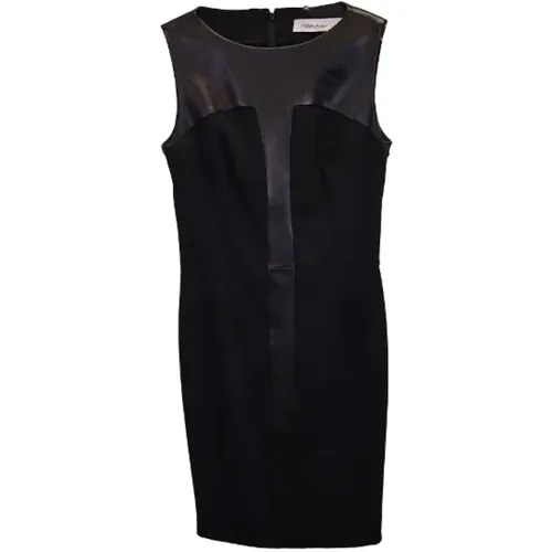 Pre-owned Leather dresses , female, Sizes: M - Yves Saint Laurent Vintage - Modalova