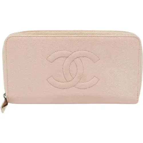 Pre-owned Leather wallets , female, Sizes: ONE SIZE - Chanel Vintage - Modalova