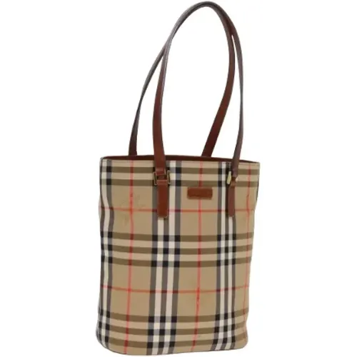 Pre-owned Canvas shoulder-bags , female, Sizes: ONE SIZE - Burberry Vintage - Modalova