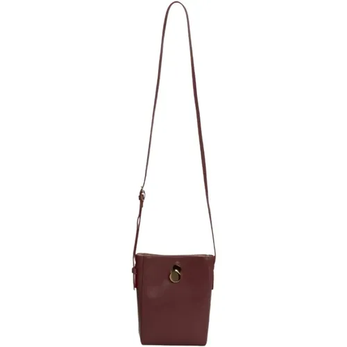 Eclipse Verschluss Mini Tasche Bordeaux - Fabiana Filippi - Modalova