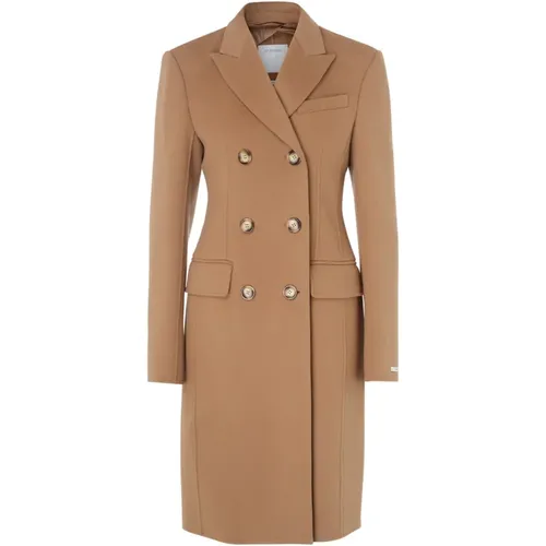 Camel Wool Coat Morgana Style , female, Sizes: M, S, XS, 2XS - SPORTMAX - Modalova