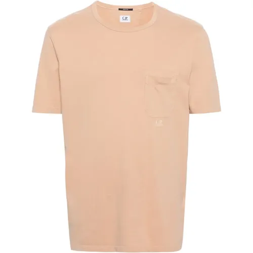 Dyed Pocket T-Shirt , male, Sizes: 2XL, L, M, XL - C.P. Company - Modalova
