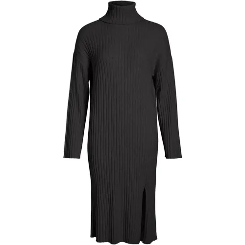 Long Sleeve Turtleneck Dress , female, Sizes: L, M, S - Vila - Modalova