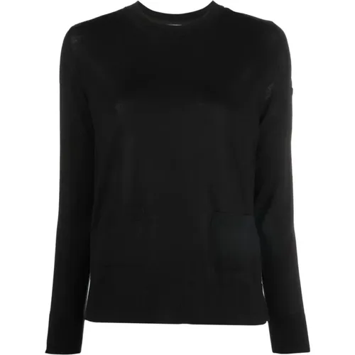 Women's Multi Fabric Sweater , female, Sizes: S - Moncler - Modalova