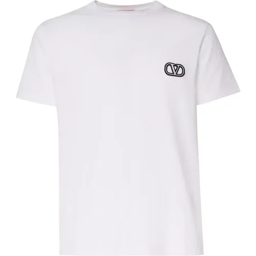 Vlogo Signature T-shirt Italy , male, Sizes: M, 3XL, L, S, XL - Valentino Garavani - Modalova