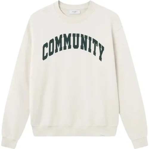 Klassischer College Lettering Sweatshirt , Herren, Größe: XL - Les Deux - Modalova