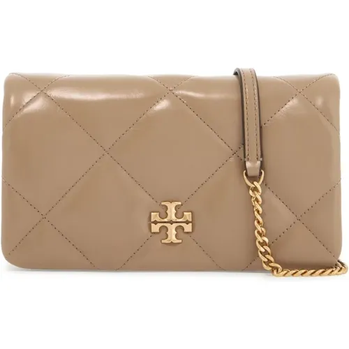 Gepolsterte Mini-Crossbody-Tasche mit Doppel-T-Detail - TORY BURCH - Modalova