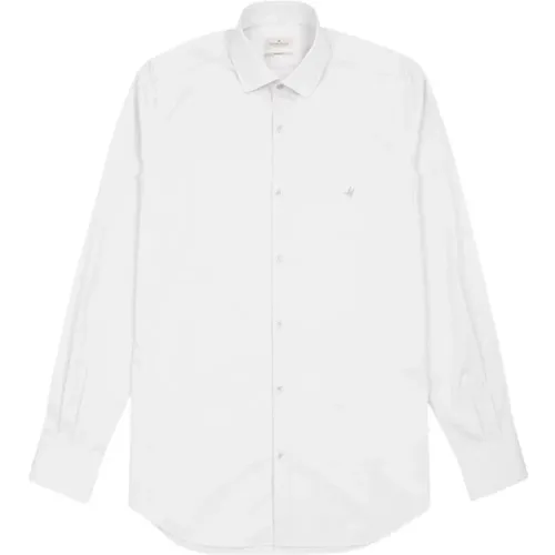 Cotton Shirt Modern Fit Long Sleeve , male, Sizes: L, M, 4XL - Brooksfield - Modalova