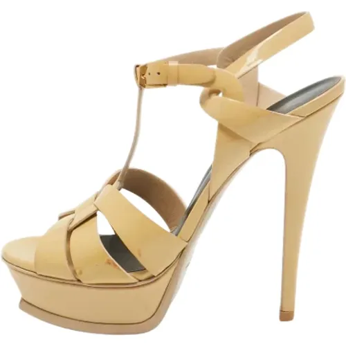 Pre-owned Leder sandals , Damen, Größe: 39 EU - Yves Saint Laurent Vintage - Modalova