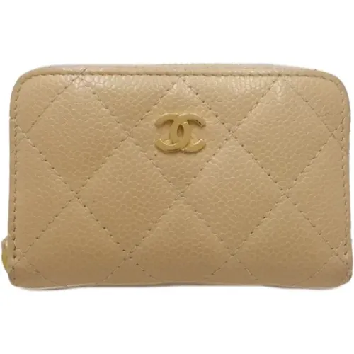 Pre-owned Leather wallets , female, Sizes: ONE SIZE - Chanel Vintage - Modalova