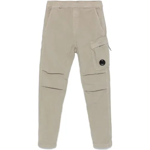 Cargo Pants in Moleskin Stretch , male, Sizes: XL, S, M, XS - C.P. Company - Modalova