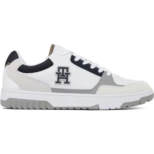 Farbblock Sneakers , Herren, Größe: 43 EU - Tommy Hilfiger - Modalova