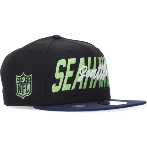 Seattle Seahawks Flache Schirmmütze , Herren, Größe: S - new era - Modalova