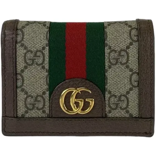 Pre-owned Canvas wallets , male, Sizes: ONE SIZE - Gucci Vintage - Modalova