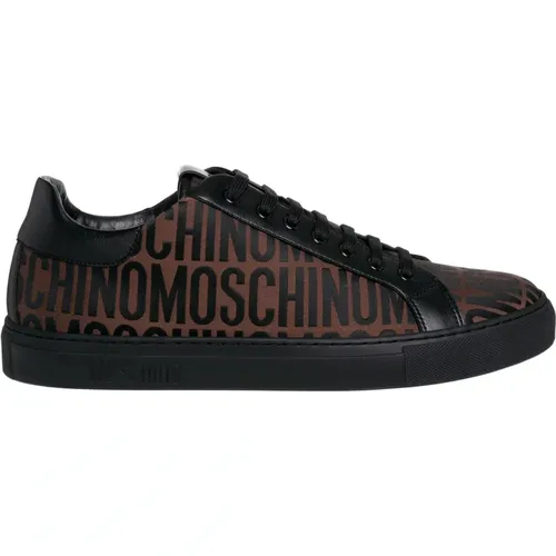 Logo Sneakers Multicolour Lace Closure , male, Sizes: 9 UK, 8 UK, 6 UK, 10 UK - Moschino - Modalova