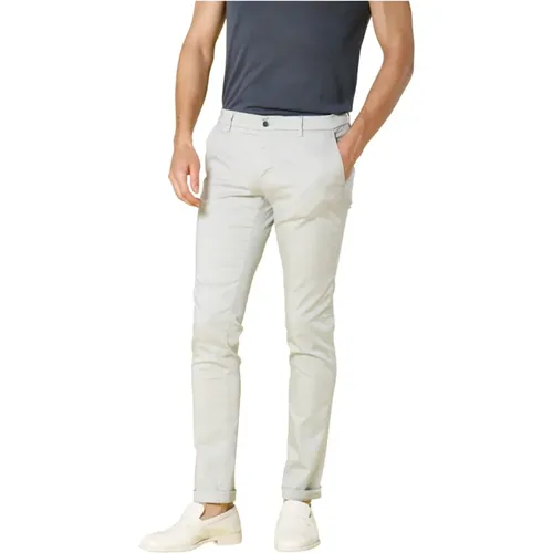 Extra Slim Chino Hose aus Stretch-Gabardine , Herren, Größe: M - Mason's - Modalova